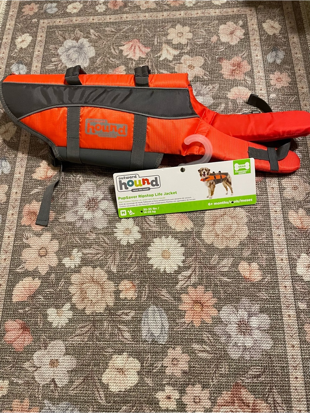 Outward Hound pup saver rip stop lifejacket, Medium